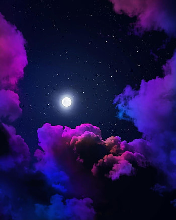 Cielo, espació, azul HD phone wallpaper