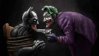 Batman Hands Tied Joker, joker, batman, superheroes, artist, artwork, digital-art, artstation HD wallpaper