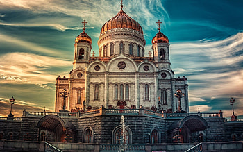 Christ the Savior Cathedral, Russia HD wallpaper