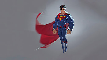 Superman Minimal Art , superman, superheroes, minimalism, minimalist, artist, artwork, digital-art HD wallpaper