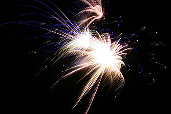 Flair for the Dramatic, night, firworks, lights, starlight HD wallpaper