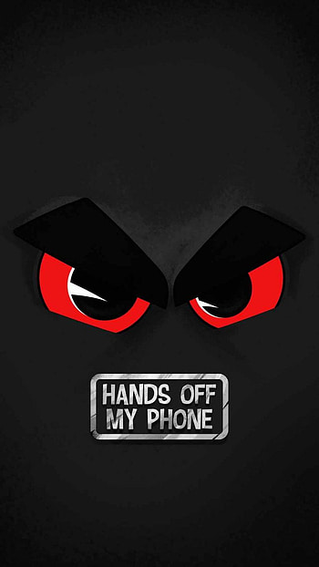 Hands-off-My--iPh, red, ungry, hands, white, black, my, ı, off HD phone wallpaper