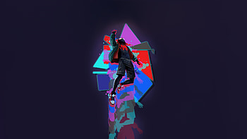 Miles Morales Electric Elegance, spiderman-into-the-spider-verse, spiderman, movies, superheroes, artwork, artist, digital-art HD wallpaper