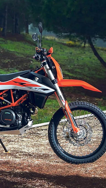 New Ktm, Nature Background, dirt bike HD phone wallpaper