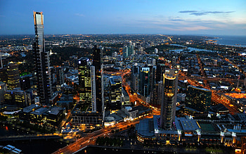 Cities, View From Above, Skyscrapers, Australia HD wallpaper