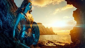 wonder Woman Cosplay, wonder-woman, cosplay, superheroes, artwork, digital-art, artist, behance HD wallpaper