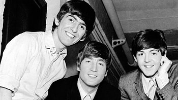 John Lennon and George Harrison, Paul McCartney HD wallpaper