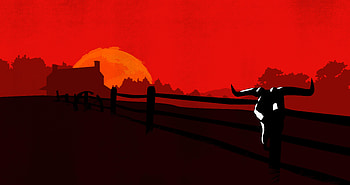 Red Dead Redemption 2 Minimalist , red-dead-redemption-2, 2019-games, games HD wallpaper