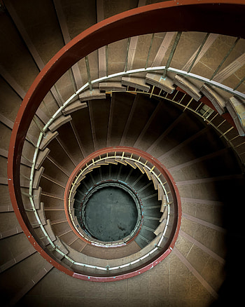 Miscellanea, Miscellaneous, Ladder, Stairs, Steps, Spiral, Handrail, Railings HD phone wallpaper