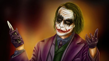 Le It Burn Joker , joker, supervillain, superheroes, artist, artwork, digital-art, deviantart HD wallpaper