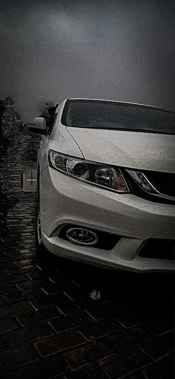 Hinda civic rebirth, automotive lighting, headlamp HD phone wallpaper
