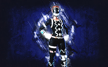 Fortnite Oreo Gunner Skin, Fortnite, main characters, blue stone background, Oreo Gunner, Fortnite skins, Oreo Gunner Skin, Oreo Gunner Fortnite, Fortnite characters HD wallpaper