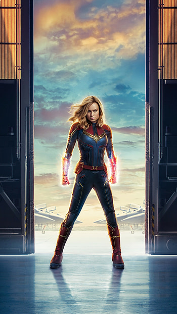 Brie Larson, Marvel HD phone wallpaper