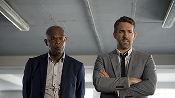 Samuel L. Jackson, The Hitman's Bodyguard, Ryan Reynolds collaboration, High-resolution movies HD wallpaper