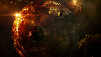 Fantasy, Planets HD wallpaper