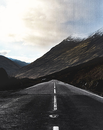 Nature, Mountain, Road, Markup, Direction HD phone wallpaper