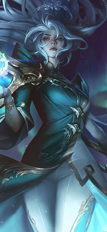 Winterblessed Diana, video game, League Of Legends HD phone wallpaper