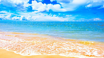 Beach, Summer HD wallpaper