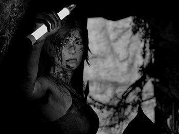 Rise Of The Tomb Raider Monochrome , tomb-raider, games, monochrome, black-and-white HD wallpaper