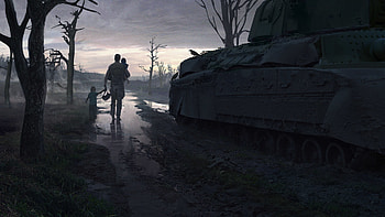 Tank, Sci Fi, Post Apocalyptic HD wallpaper