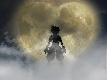 Sora, games, kingdom hearts, love HD wallpaper