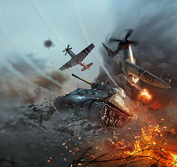 War Thunder 2017, war-thunder, games, 2017-games, planes, tank, war HD wallpaper