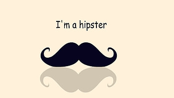 Galaxy Mustache, Retro vibes, Classic design, Nostalgic HD wallpaper