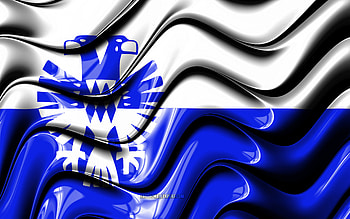 Arnhem Flag, , Cities of Netherlands, Europe, Day of Arnhem, Flag of Arnhem, 3D art, Arnhem, dutch cities, Arnhem 3D flag HD wallpaper