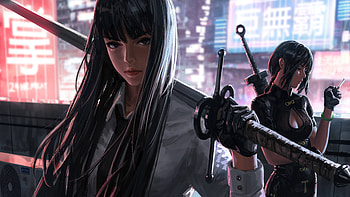 New Job New Night , scifi, warrior, artist, artwork, digital-art HD wallpaper