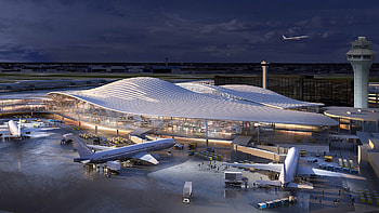 Denver architecture firm, New terminal design, Chicago O'Hare Airport, Fox31 Denver HD wallpaper