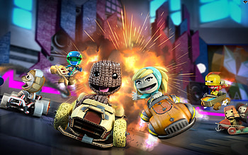 LittleBigPlanet, Gaming karting, Custom HD wallpaper