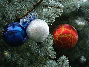 Holidays, New Year, Toys, Fir-Trees, Christmas, Xmas HD wallpaper