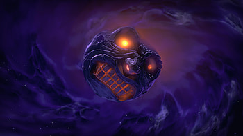 The Moon, Majora's Mask HD wallpaper