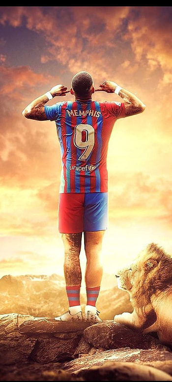Depay, Memphis Depay, Barcelona, LaLiga, Memphis HD phone wallpaper