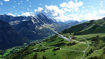 Microsoft Flight Simulator Scenic Mountain Flight, video game, Microsoft Flight Simulator HD wallpaper