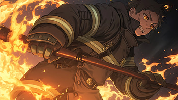 Shinra Kusakabe from Fire Force, Anime, Fire Force, Shinra Kusakabe HD wallpaper