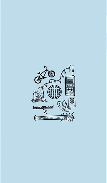 Stranger things, diagram, art HD phone wallpaper