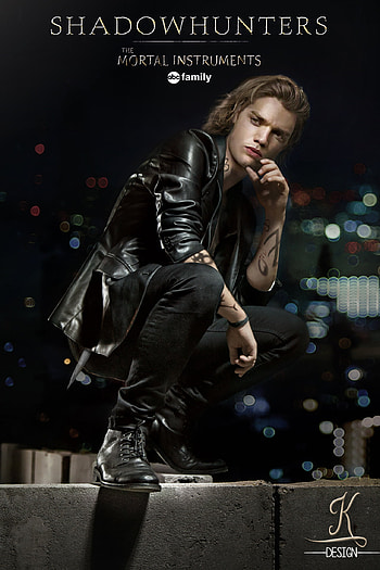 Fanmade poster of Dominic Sherwood as Jace Herondale (official Shadowhunters cast) HD phone wallpaper
