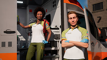 Ambulance Life: A Paramedic Simulator – Ultra, video game, doctor HD wallpaper