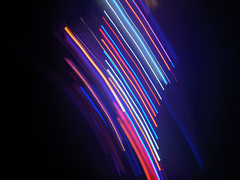 Abstract, Shine, Light, Multicolored, Motley, Lines, Blur, Smooth, Neon HD wallpaper