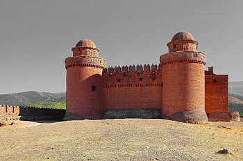Calahorra Castle, Spain, spain, medieval, desert, castle HD wallpaper