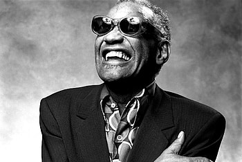 Ray Charles, Christopher Simpson's , Iconic portrait, Legendary artist HD wallpaper