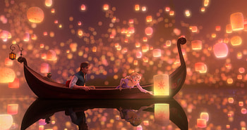 Disney Challenge Question Most Magical Moment - The lantern scene in Tangled was so magical for me! There didn't need to be magic wands or fairy dust--the ... HD wallpaper