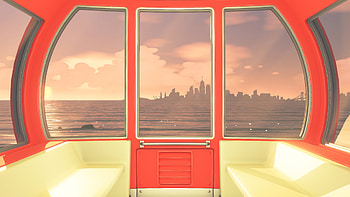 Tomodachi Life: Living the Dream — Coastal Sunset Cabin ( ) HD wallpaper