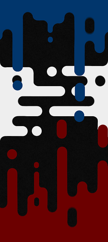 Droplets, red, symbol, flag, blue, modern, white, design, black, dark, drawing, american flag HD phone wallpaper