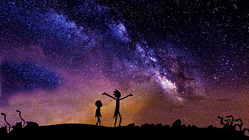 ns para pc, computador, Papel de parede pc, Rick and Morty Galaxy HD wallpaper