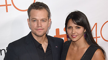 Matt Damon and Luciana Barroso, Celebrate ten years, Matt Damon and wife, Luciana celebrate HD wallpaper