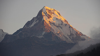 Annapurna South Nepal, nepal, mountains, nature, graphy HD wallpaper
