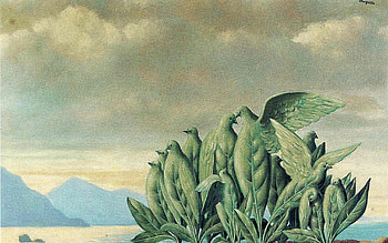 The Treasure Island, Magritte HD wallpaper