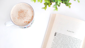 Flatlay book cup, HQ , , Book graphy HD wallpaper